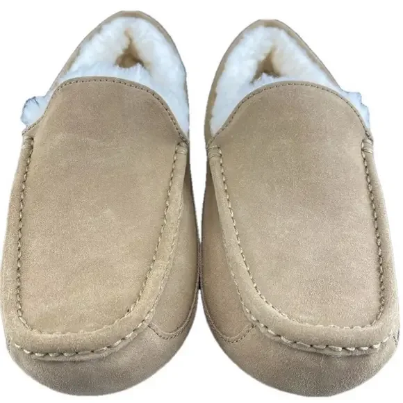 NEW UGG Mens Ascot Suede Closed Toe Slip on Slippers Chestnut Size 9 UGG Men main image 4
